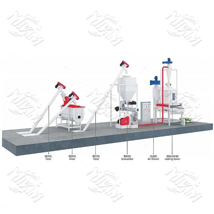 1-2 T/H Παραγωγή τροφοδοσίας πουλερικών