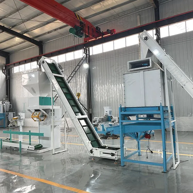 Σύγχρονη γραμμή παραγωγής ζωοτροφών